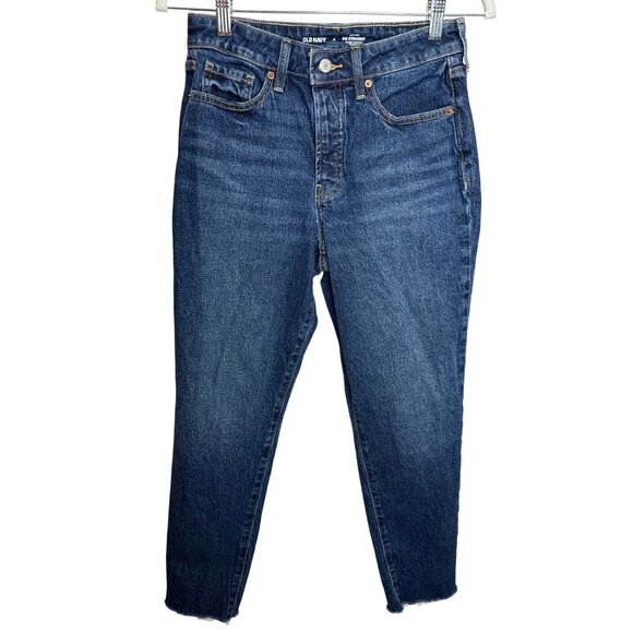 Old Navy Women’s 4 High Rise OG Straight Jeans Secret Smooth Pockets - Picture 1 of 8